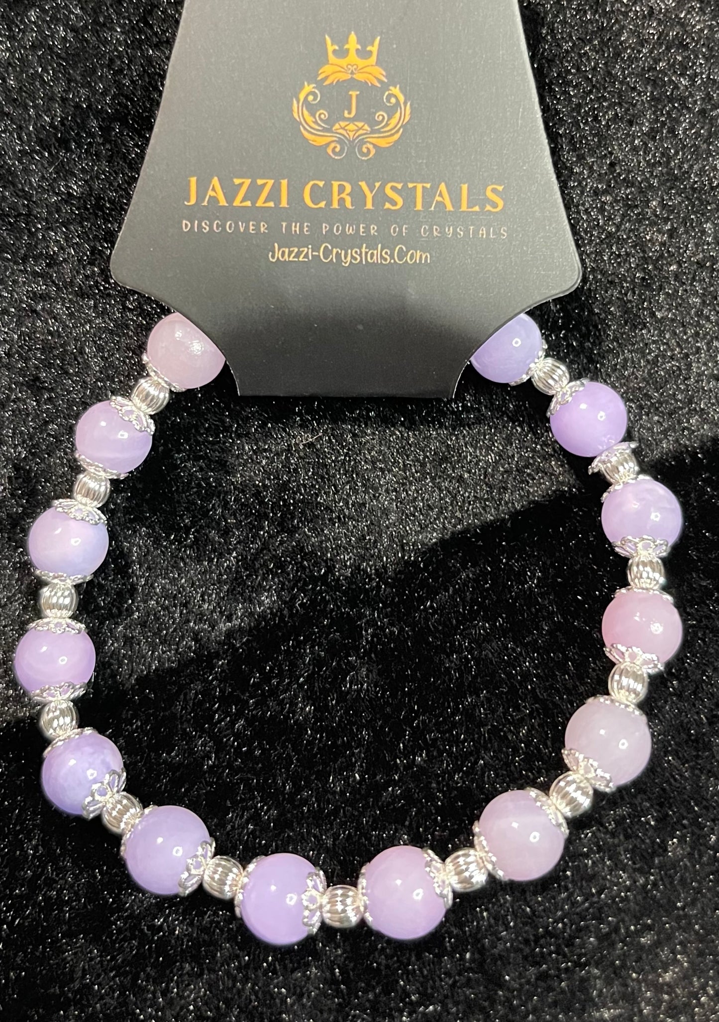 Lavender Persian Jade Bracelet/Silver