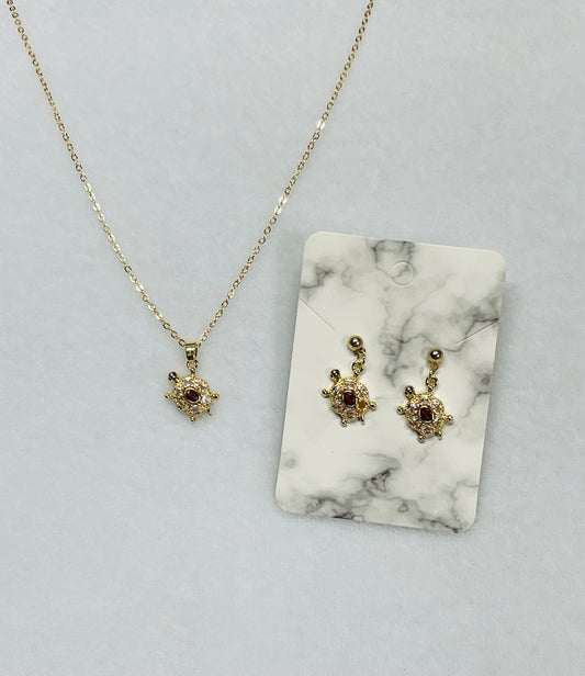 Sea turtle Necklace/Earrings