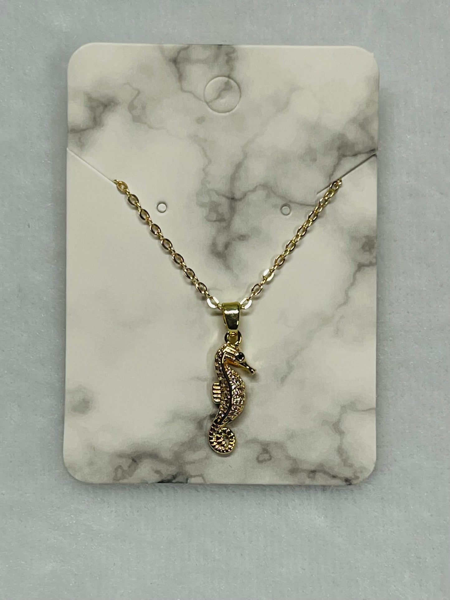 Seahorse Necklace/Earrings