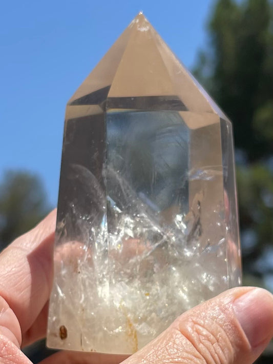 Clear Quartz Tower