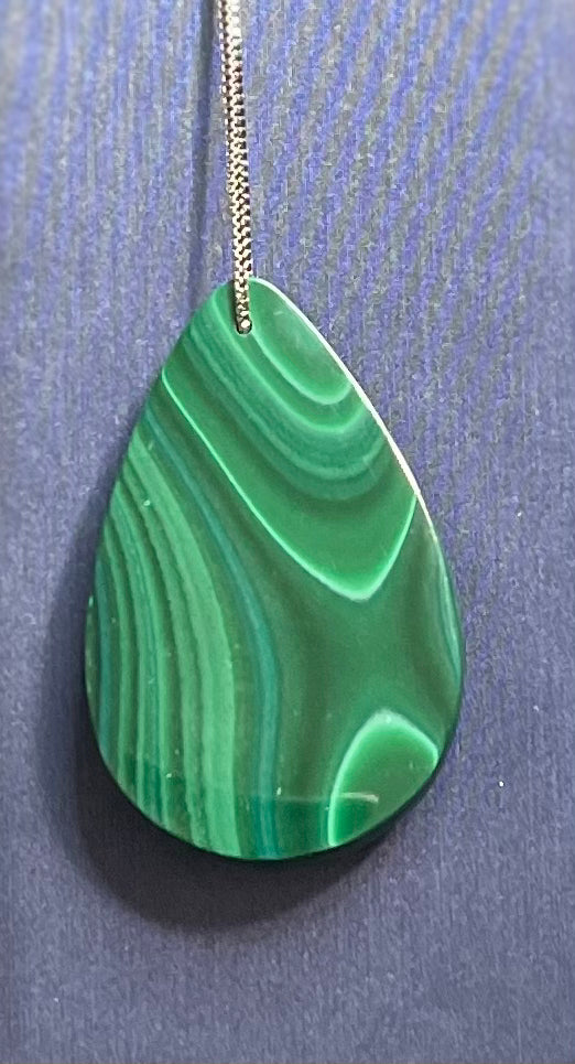 Malachite Pendant Necklace